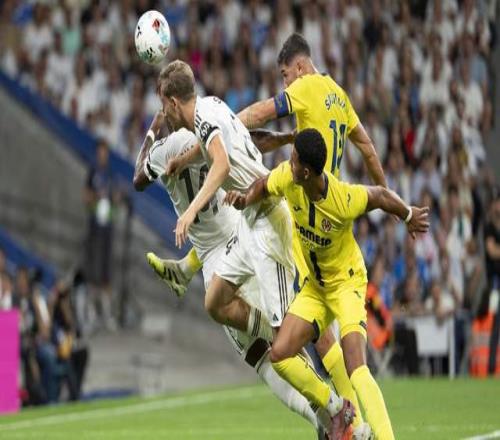 比利亚雷亚尔vs皇家马德里：西甲积分榜二三名间的对决