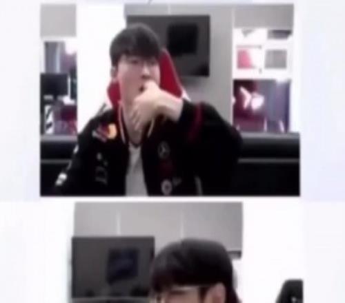 在咬大拇指还是掐人中T1击败NS后Faker展现“新形态”