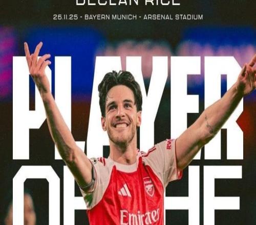 摩根：赖斯是阿森纳真正的领袖，他应该取代厄德高成为队长