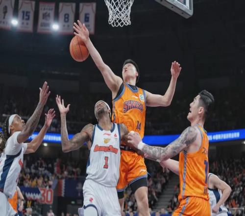 CBA常规赛第29轮，上海久事9781战胜广东队