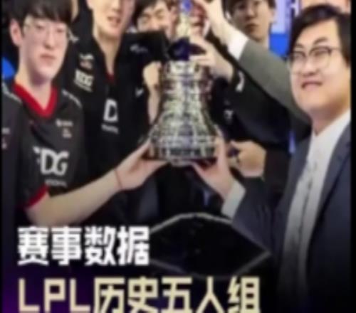 LPL历史五人组出场数TOP10：19FPX第三，21EDG第一