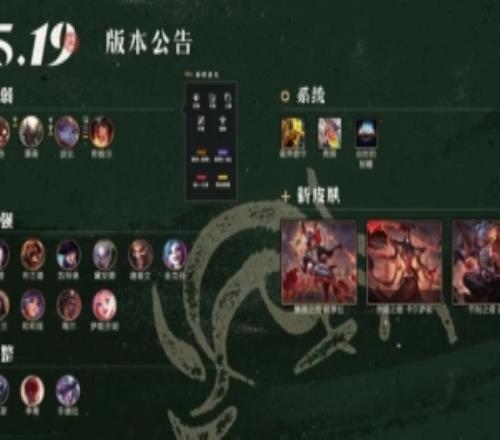 LOL国服25.19版本改动：金克丝德莱文女警等加强潘森削弱