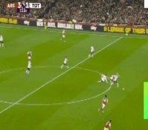 【英超】埃泽戴帽阿森纳4比1热刺