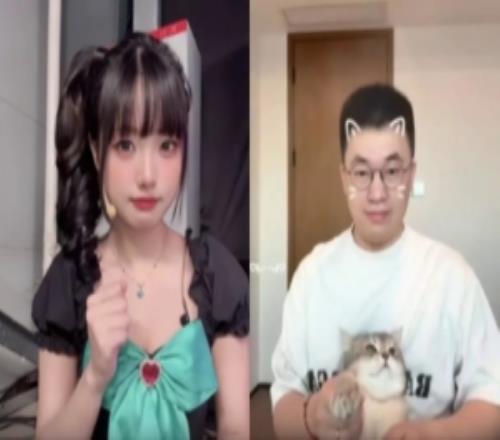 周敢敢模仿Xiaohu手势舞：还是无法超越这个男人吗，可恶