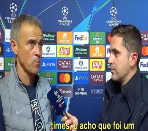 恩里克：00通常让人觉得比赛沉闷，但今天完全不是这样