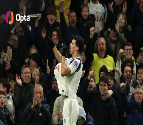 热刺生涯欧冠首秀破门，索兰克成队史英格兰球员第二人