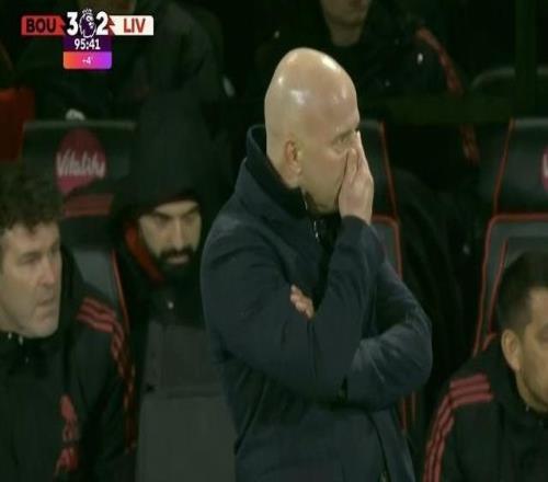 利物浦各项赛事连续13场不败遭终结，英超连续5轮不胜