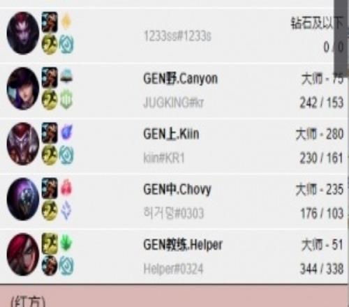 斗魂冠军！GEN上中野+教练在韩服一起快乐斗魂竞技场！