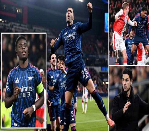 追平121年队史！阿森纳欧冠10连胜+8连零封创纪录，15岁神童登场