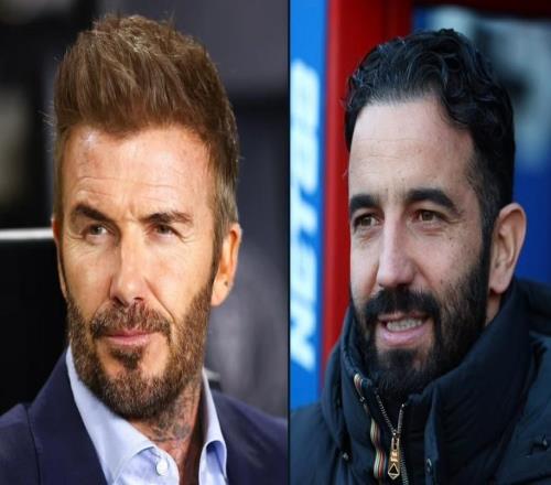 贝克汉姆谈阿莫林：我们主教练挺不错的，他正在慢慢做出改变