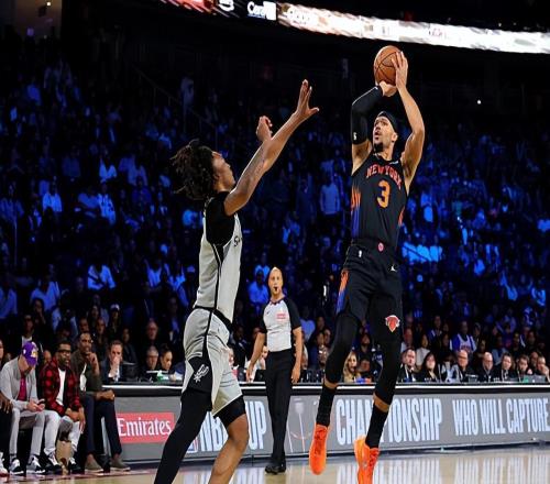 出场时间减少后，尼克斯锋线大将的效率也是有了显著的提升