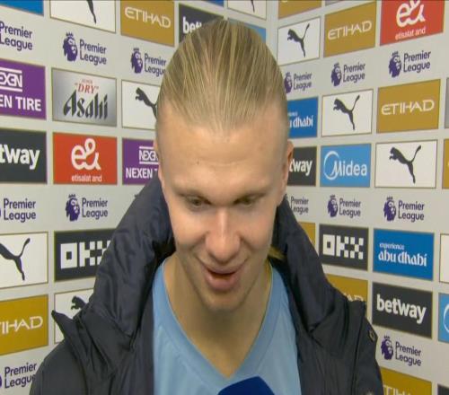 哈兰德：在我被换下的时候，可能会有一些范特西玩家不太高兴