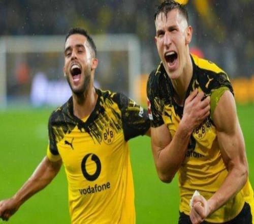 德甲：多特蒙德2比0霍芬海姆