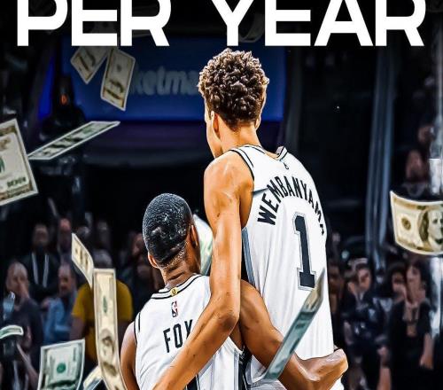 年薪或达1.22亿美元！福克斯和文班亚马有望成为NBA最贵组合